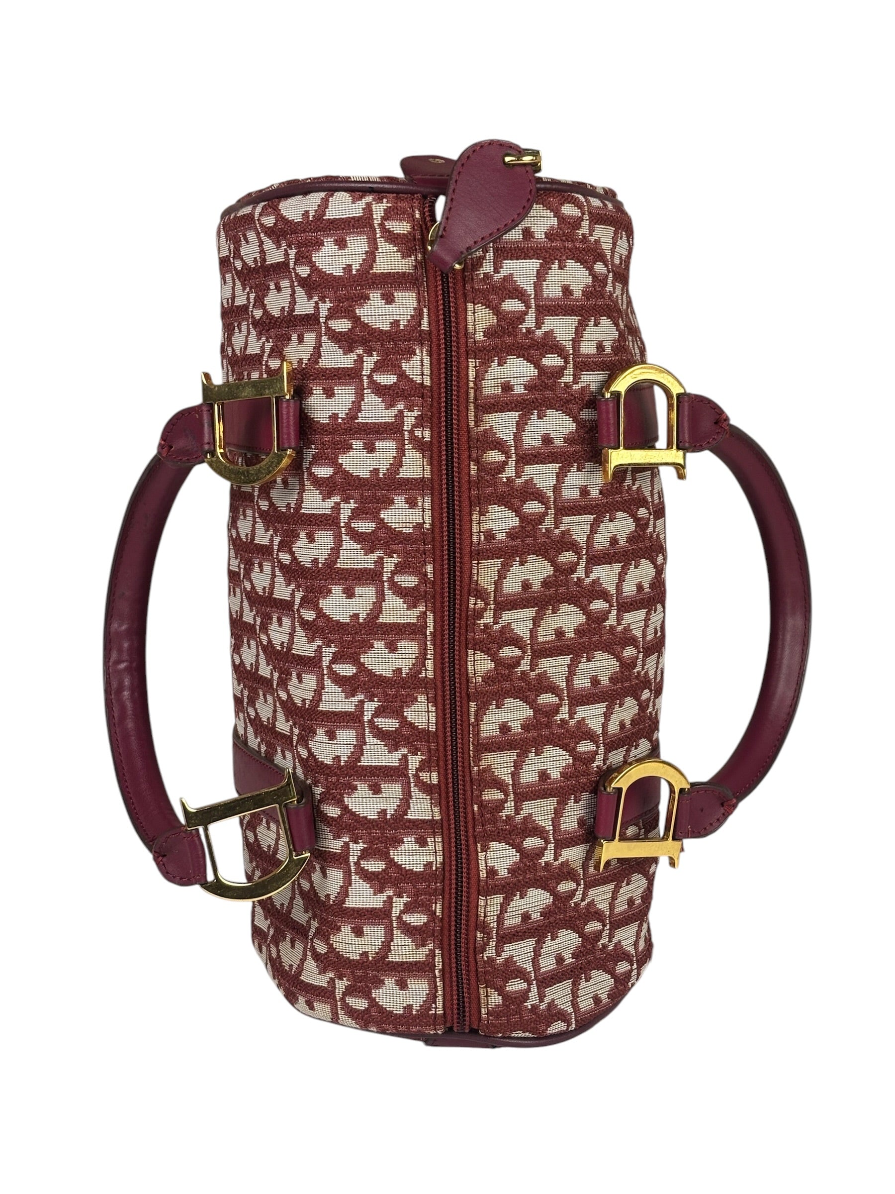 Christian Dior Red Trotter Boston Bag