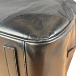 Prada Black Leather Tessuto Nylon Bowler Bag