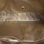 Chanel CC Limited Edition Gold Satin Quilted Flap Bag 2008