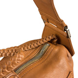 Christian Dior Vintage Tan Brown Leather Flight Medium