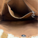 UGG x Telfar Brown Suede Medium Chestnut Shopper Tote