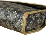 Yves Saint Lauren Vintage Gray Giraffe Printed Leather Clutch