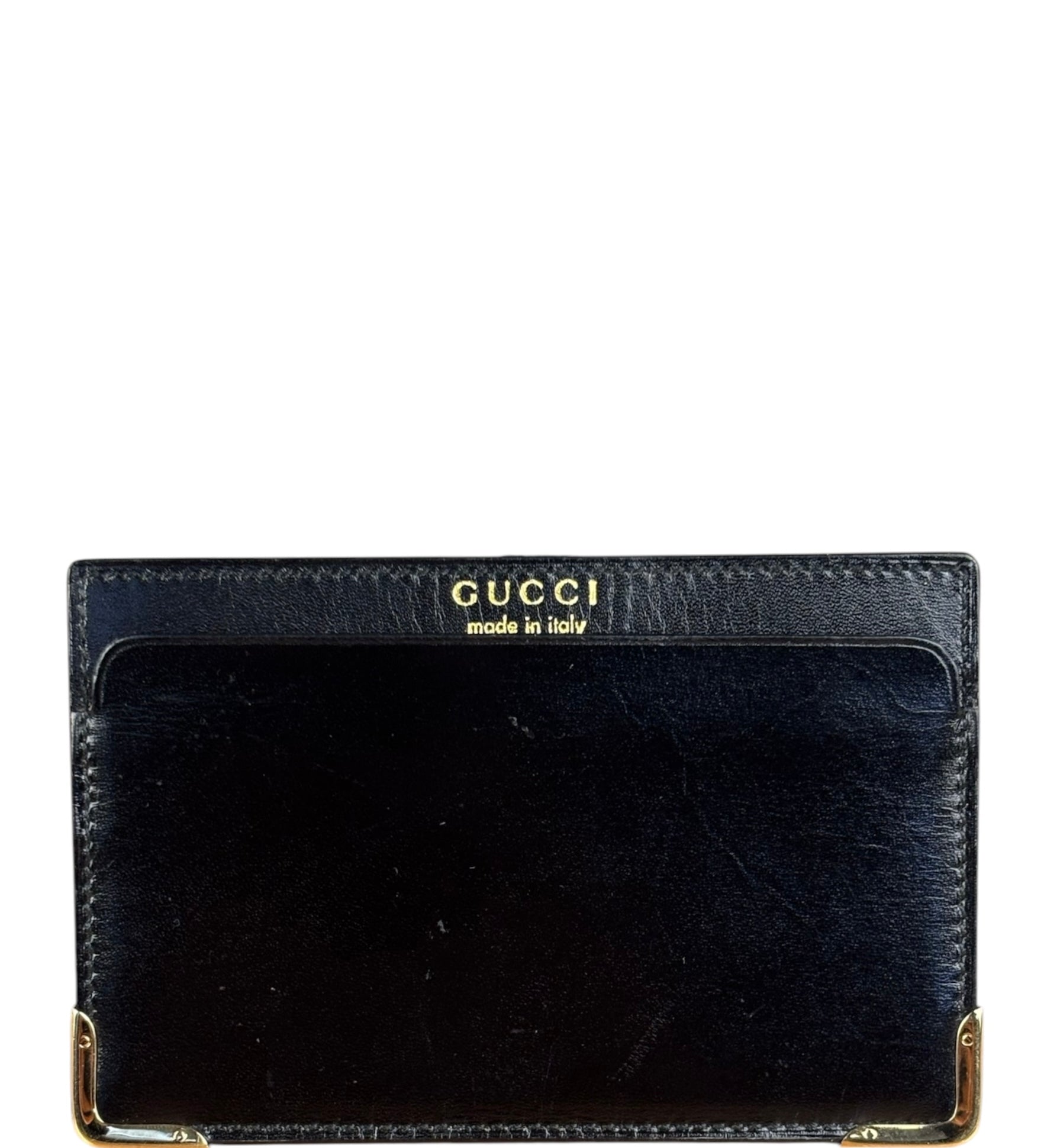 Gucci Black Leather Card Holder