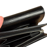 Louis Vuitton Black Epi Joey Trifold Wallet
