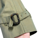 Burberry Vintage Sage Green Trench Coat