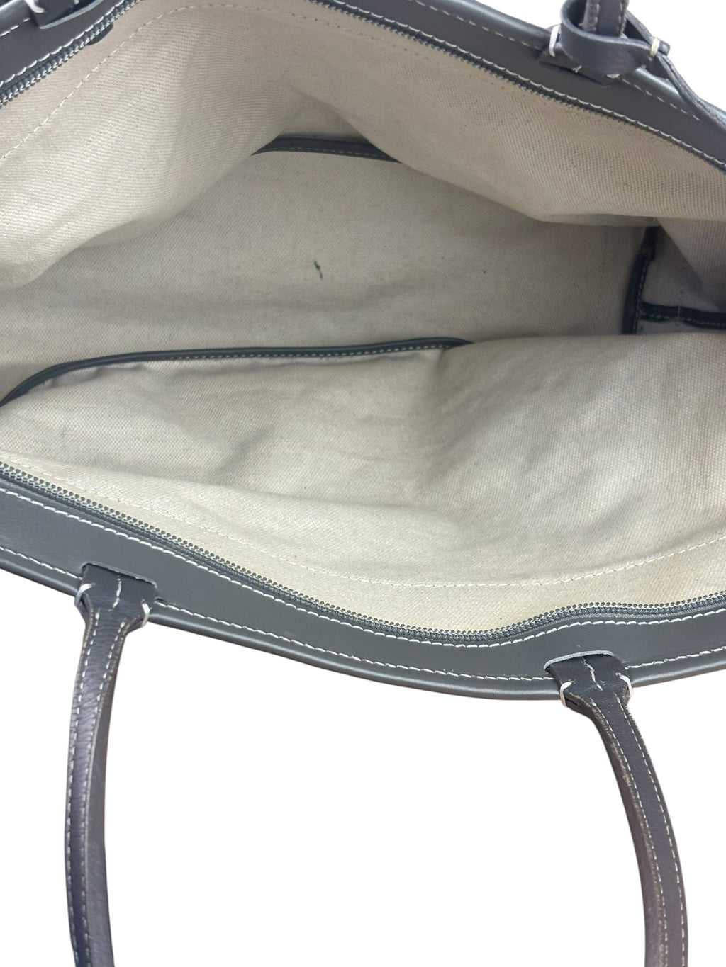 Goyard Grey Leather Bellechasse Medium Tote