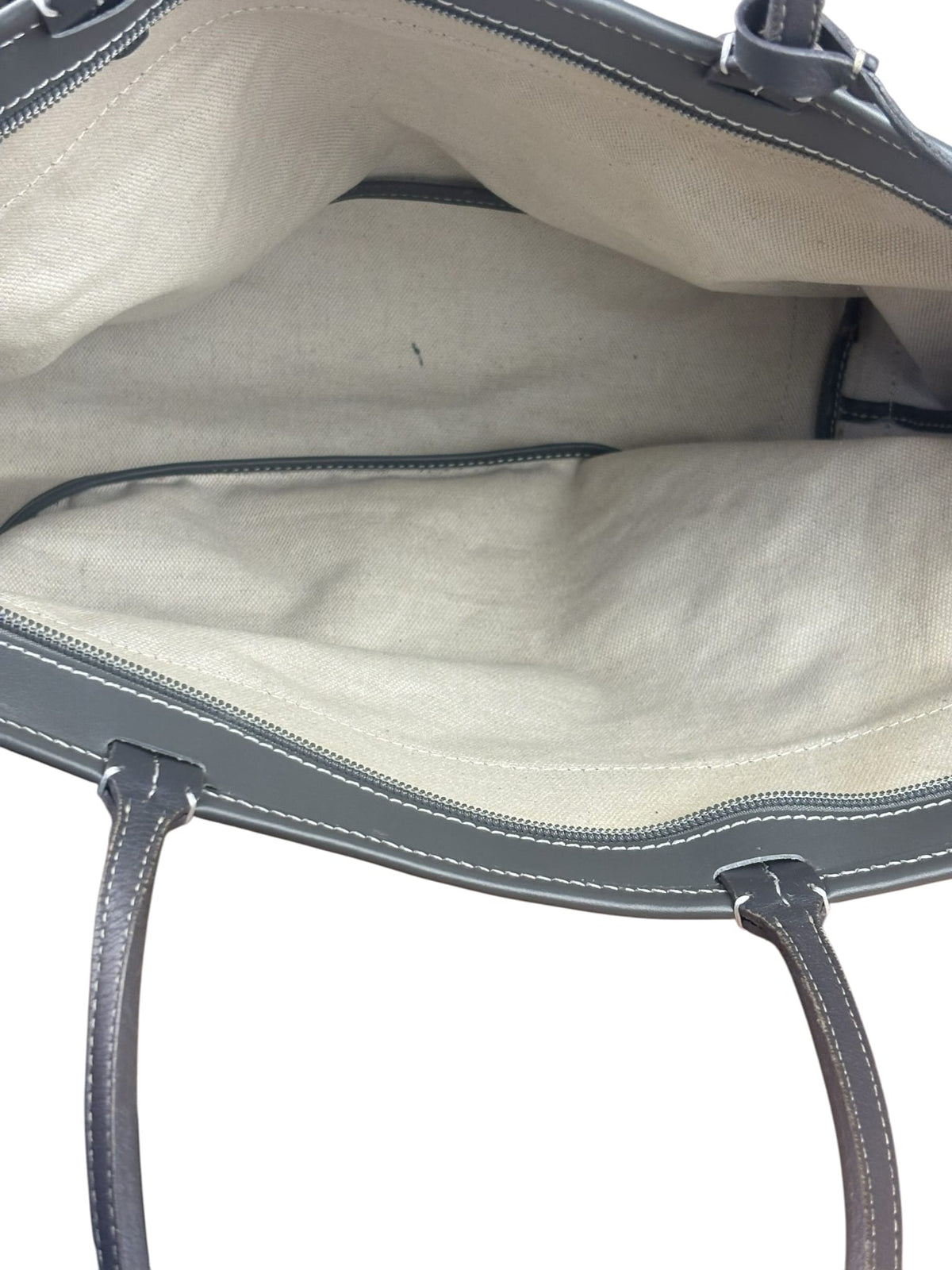 Goyard Grey Leather Bellechasse Medium Tote