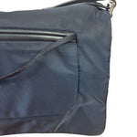 Prada Navy Nylon Tessuto Flap Crossbody