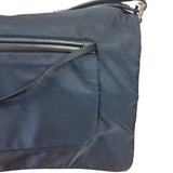 Prada Navy Nylon Tessuto Flap Crossbody