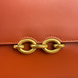 Saint Laurent Burnt Orange Le Maillon Shoulder Bag