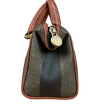 Fendi Vintage Pequin Striped Nano Top Handle Bag