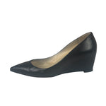 Christian Louboutin Black Leather Agneska Wave Pump