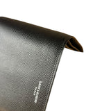 Yves Saint Laurent Leather Bi-Fold Wallet Black