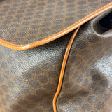 Celine Vintage Macadam Coated Canvas Weekender Travel Bag