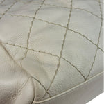Chanel Beige Quilted Leather Tote 2009