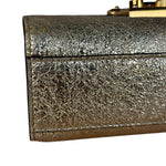 Gucci Gold Metallic Padlock Small Chain Shoulder Bag