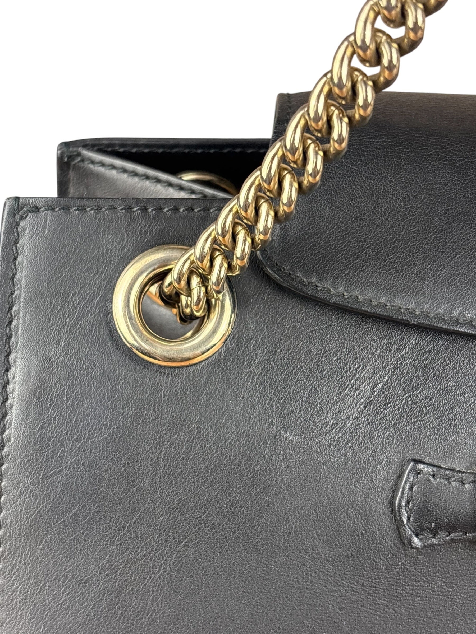 Gucci Black Emily Leather Shoulder Bag