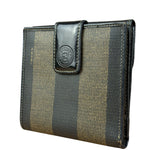 Fendi Vintage Striped Pequin Wallet