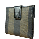 Fendi Vintage Striped Pequin Wallet
