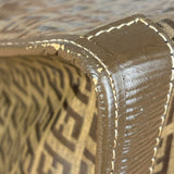 Fendi Brown PVC FF Zucchino Tote Bag