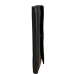 Prada Black Saffiano Leather Compact Wallet