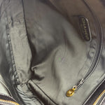 Chanel Vintage Black Leather Zip Shoulder Bag - 1998