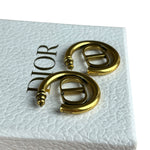 Dior CD Gold Hoop Earrings 2021