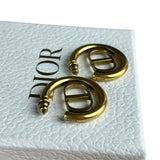 Dior CD Gold Hoop Earrings 2021