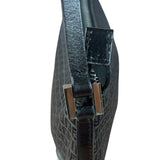 Fendi Vintage Black FF Print Pochette