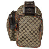 Celine Vintage Canvas Macadam Messenger Bag