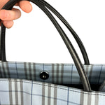 Burberry Blue London Tote Bag
