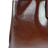 Louis Vuitton Burgundy Epi Patent Leather Electric Mirabeau Handbag MM