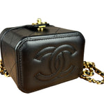 Chanel Lambskin Quilted Leather Cosmetic Bag