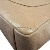 Chanel Beige Quilted Caviar Petite Shopping Tote 2004