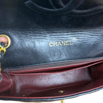 Chanel CC Black Classic Flap Bag 1988