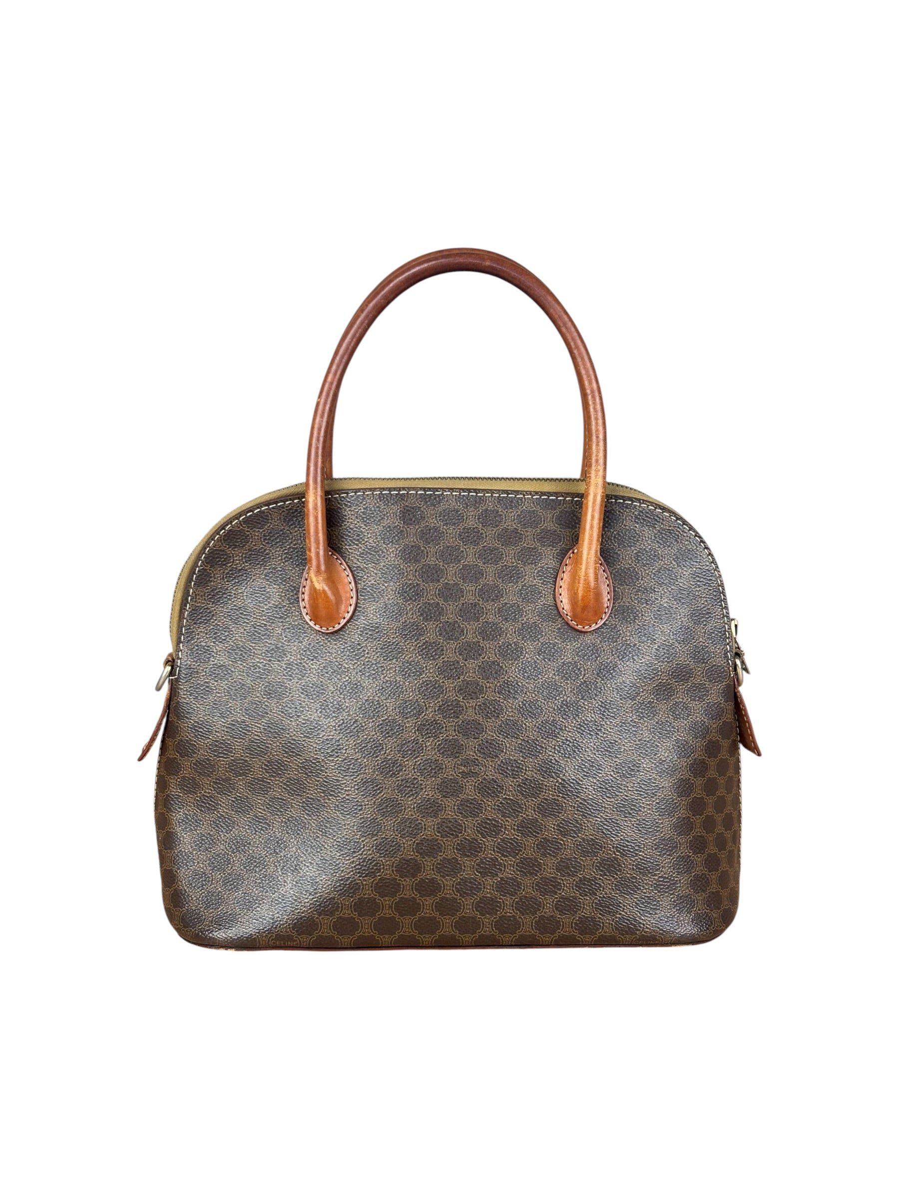 Celine Vintage Macadam Top Handle Bag