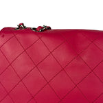 Chanel Pink Quilted Leather Accordion Flap Bag 2014