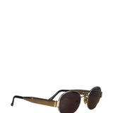 Chanel Vintage Silver Round Frame Sunglasses