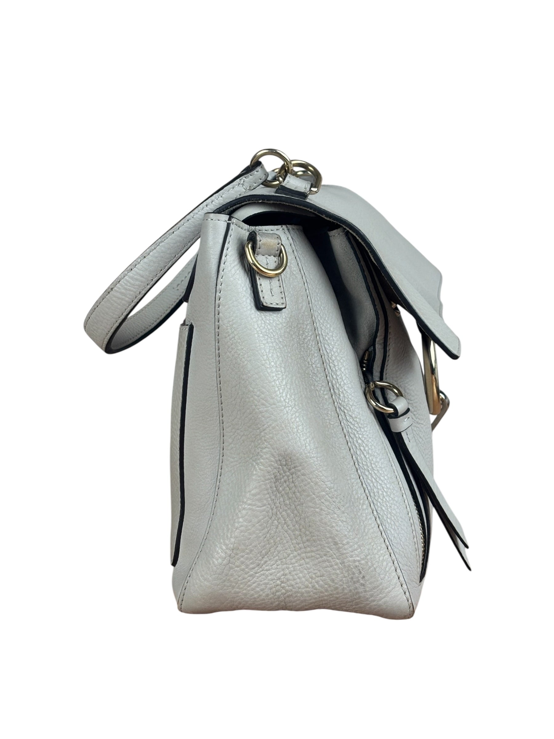 Chloe Off-White Faye Day Medium Shoulder Bag