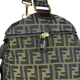 Fendi Vintage Zucca Canvas Collapsible Shoulder Bag