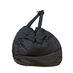 Prada Black Quilt Bomber Duffle Bag