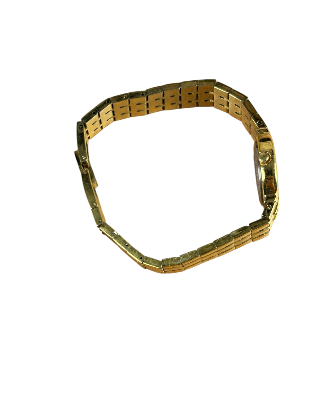 Gruen Green Stone Dial Gold Plate Band