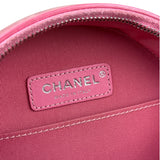 Chanel Pink Patent Leather Round as Earth Two-Way Bag 2018