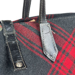Vivienne Westwood Plaid Orb Tote Bag