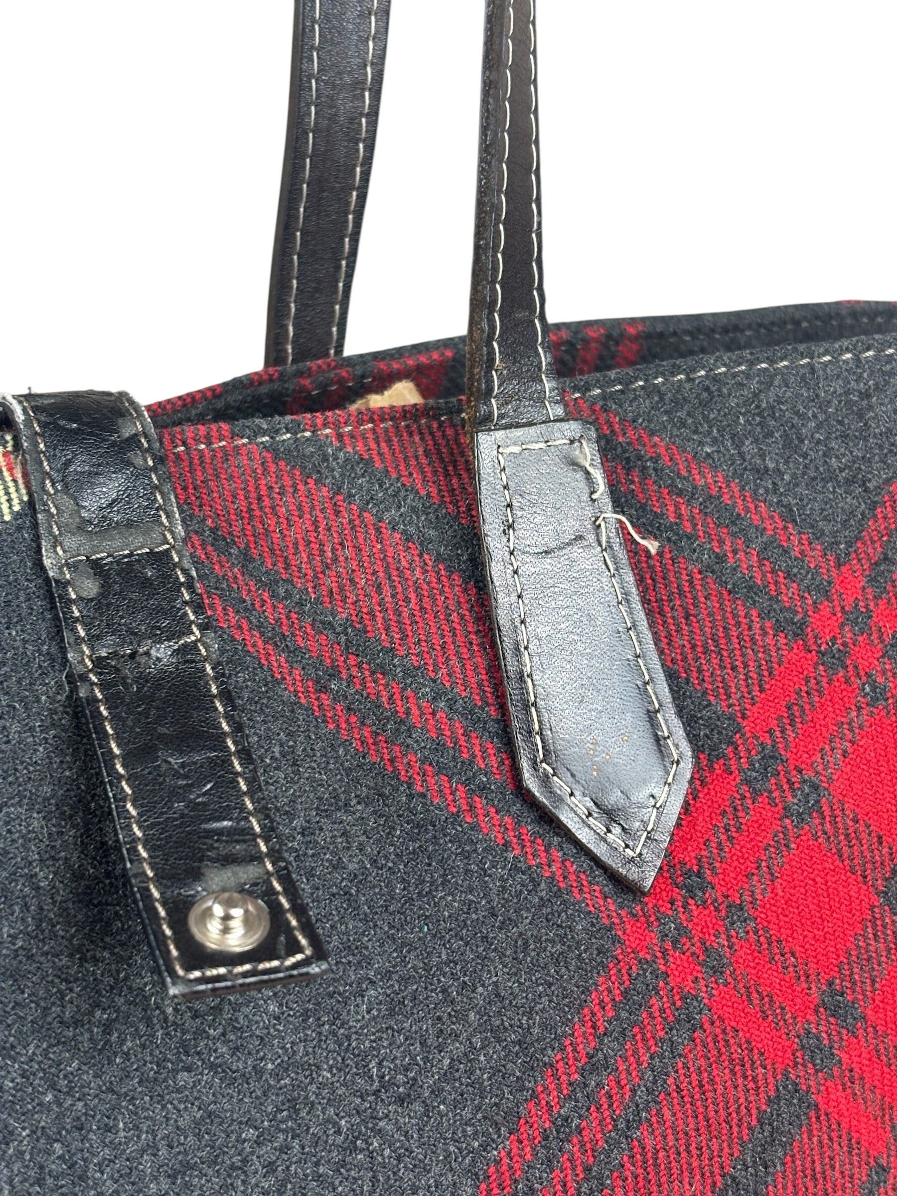 Vivienne Westwood Plaid Orb Tote Bag
