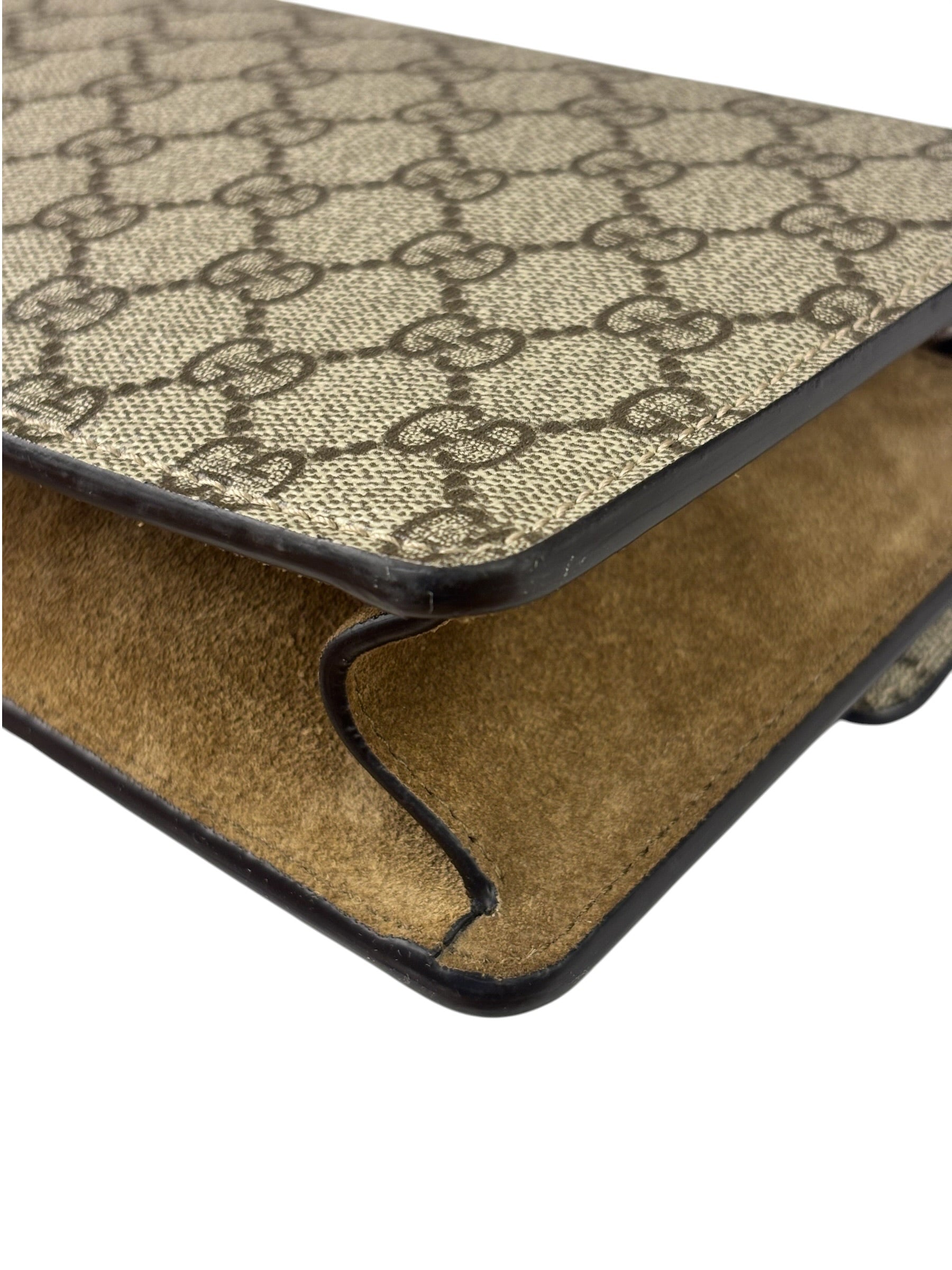 Gucci Beige Leather GG Dionysus Shoulder Bag