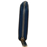 Louis Vuitton Blue Epi Leather Zip Wallet