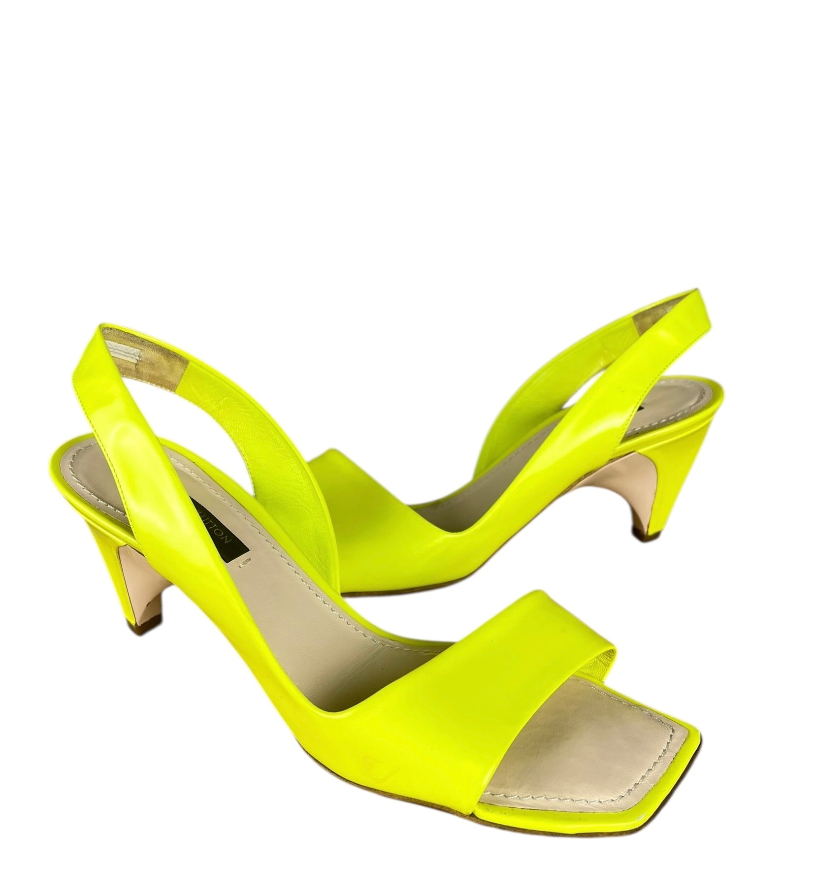 Louis Vuitton Neon Leather Heel