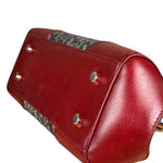 Christian Dior 2005 Doctor Bag Navy/Red Leather Trim