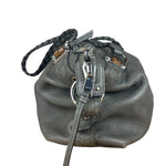 Gucci Supple Gray Bamboo Bar Medium Shoulder Bag